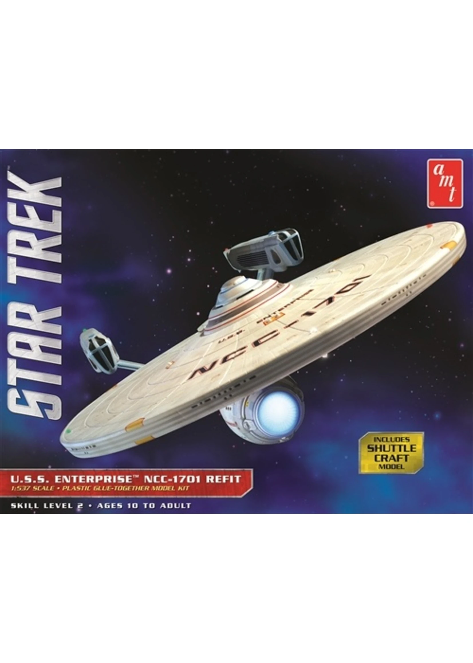 AMT 1080 - 1/537 Star Trek USS Enterprise NCC-1701 Refit 3 AMT 1080 - 1/537 Star Trek USS Enterprise NCC-1701 Refit