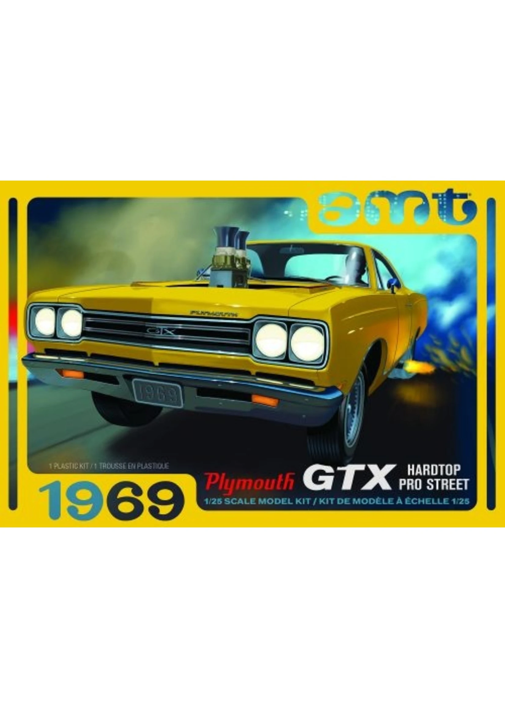 AMT 1180M - 1/25 1969 Plymouth GTX Hardtop Pro Street 3 AMT 1180M - 1/25 1969 Plymouth GTX Hardtop Pro Street
