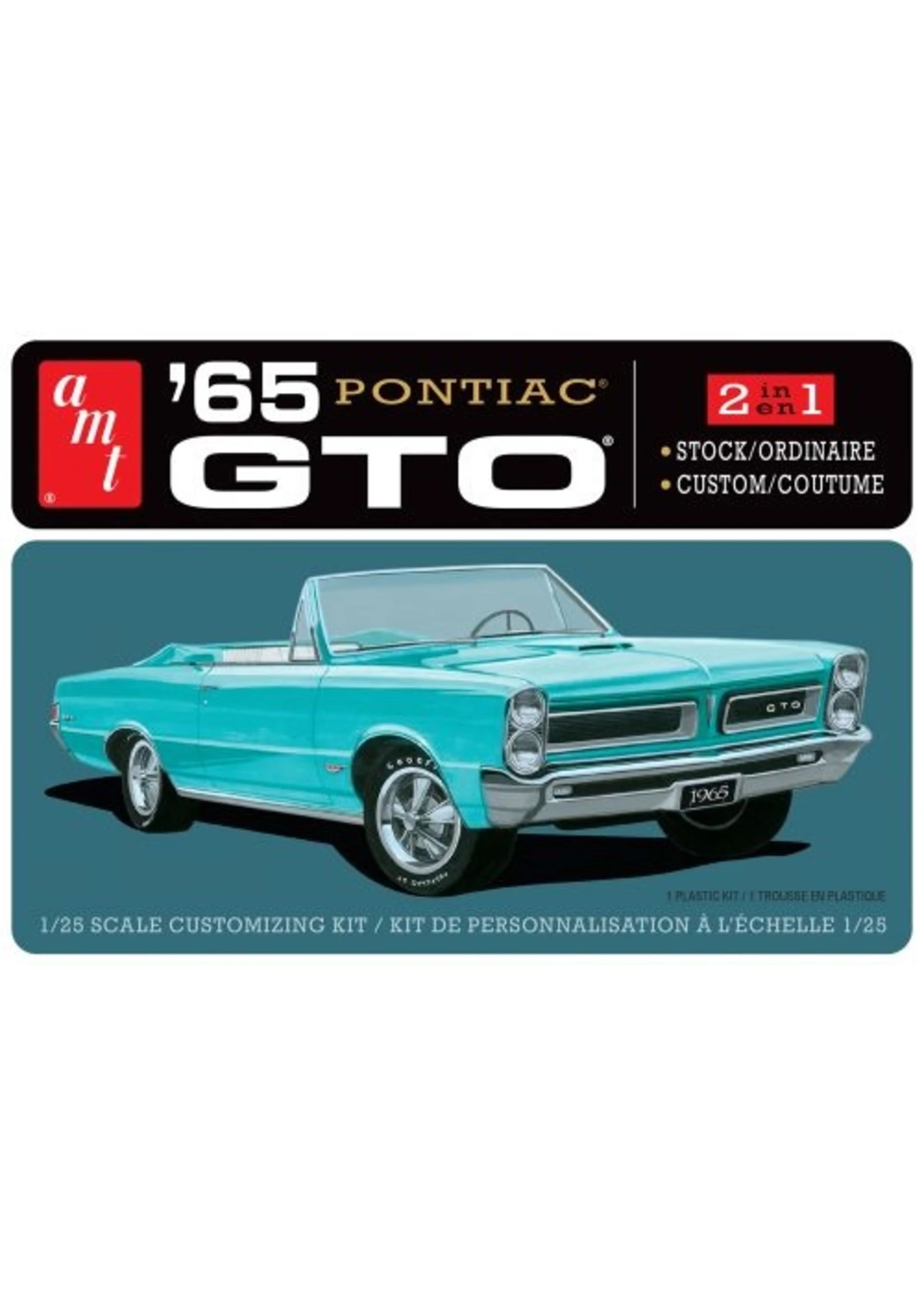 AMT 1191M - 1/25 1965 Pontiac GTO 3 AMT 1191M - 1/25 1965 Pontiac GTO