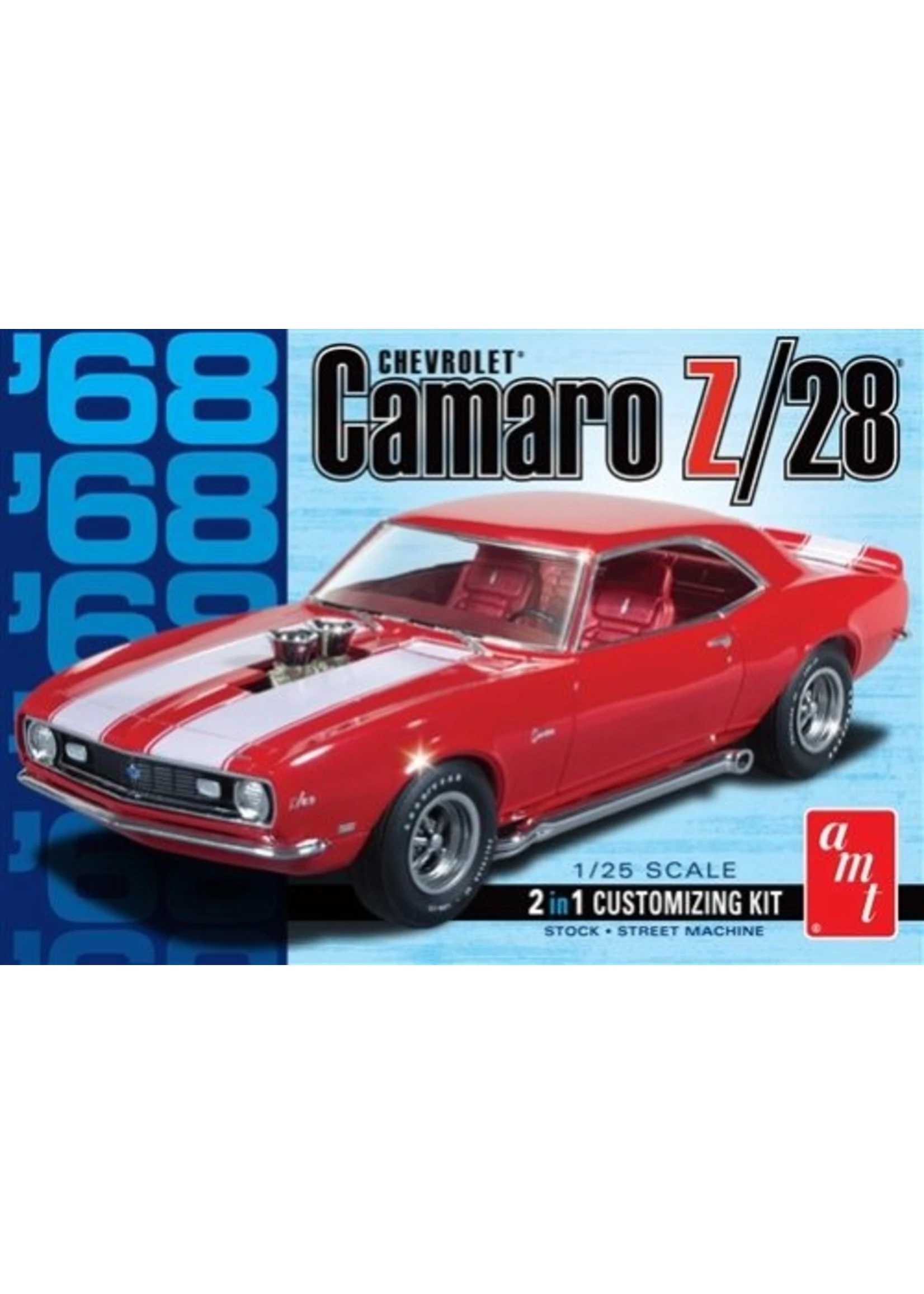 AMT 868 - 1/25 1968 Chevy Camaro Z/28 3 AMT 868 - 1/25 1968 Chevy Camaro Z/28