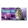 Aoshima 05386 - 1/24 Techno TRV 14" Tires & Wheels Set (4) -Fascinations Metal Earth-shop aoshima 05386 1 24 techno trv 14 tires wheels set