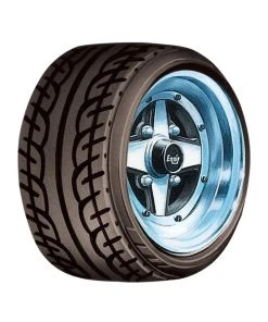Aoshima 05547 - 1/24 EQUIP Short-Rim - 14 Inch Wheels -Fascinations Metal Earth-shop aoshima 05547 1 24 equip short rim 14 inch wheels 1