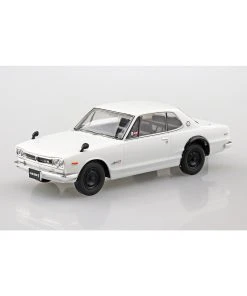 Aoshima 05883 - 1/32 Nissan Skyline 2000GT-R - White -Fascinations Metal Earth-shop aoshima 05883 1 32 nissan skyline 2000gt r white 1
