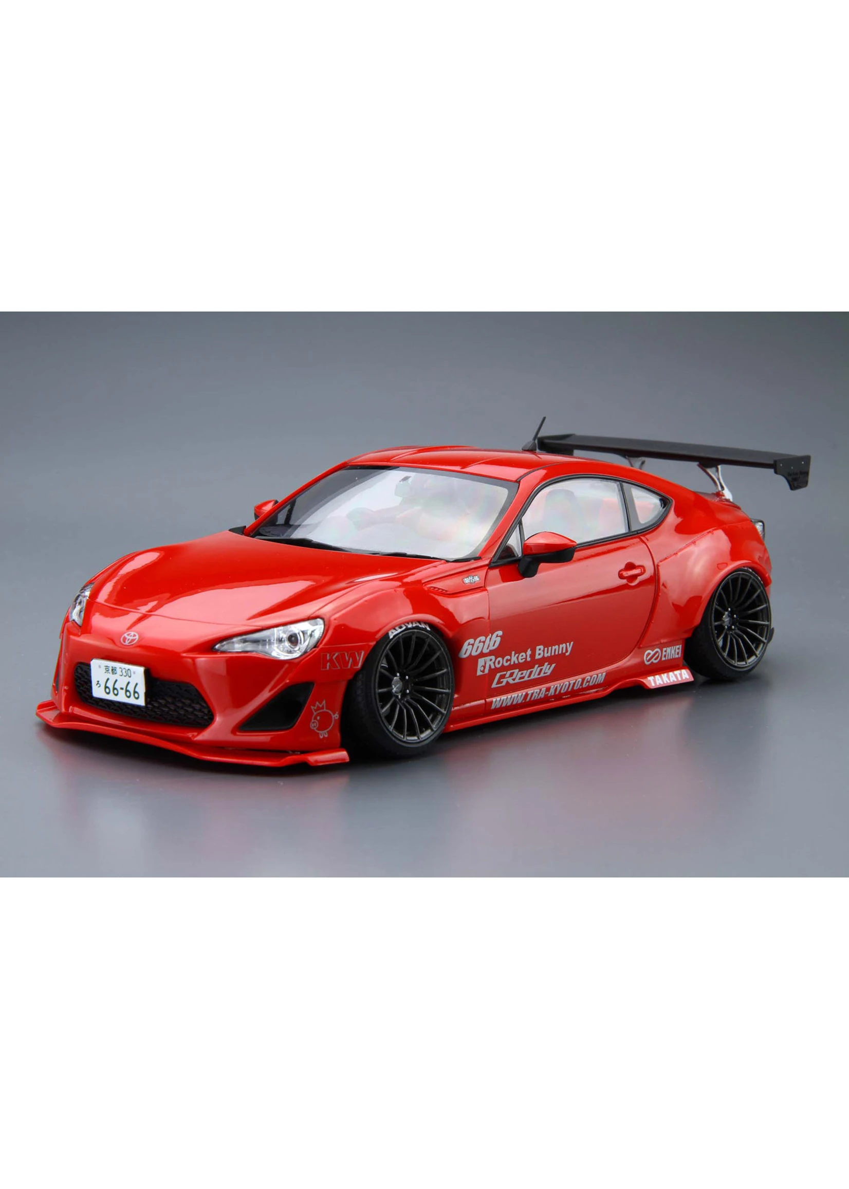 Aoshima 06186 - 1/24 ZN6 Toyota 86 '12 Greddy & Rocket Bunny Enkei Ver - Image 2