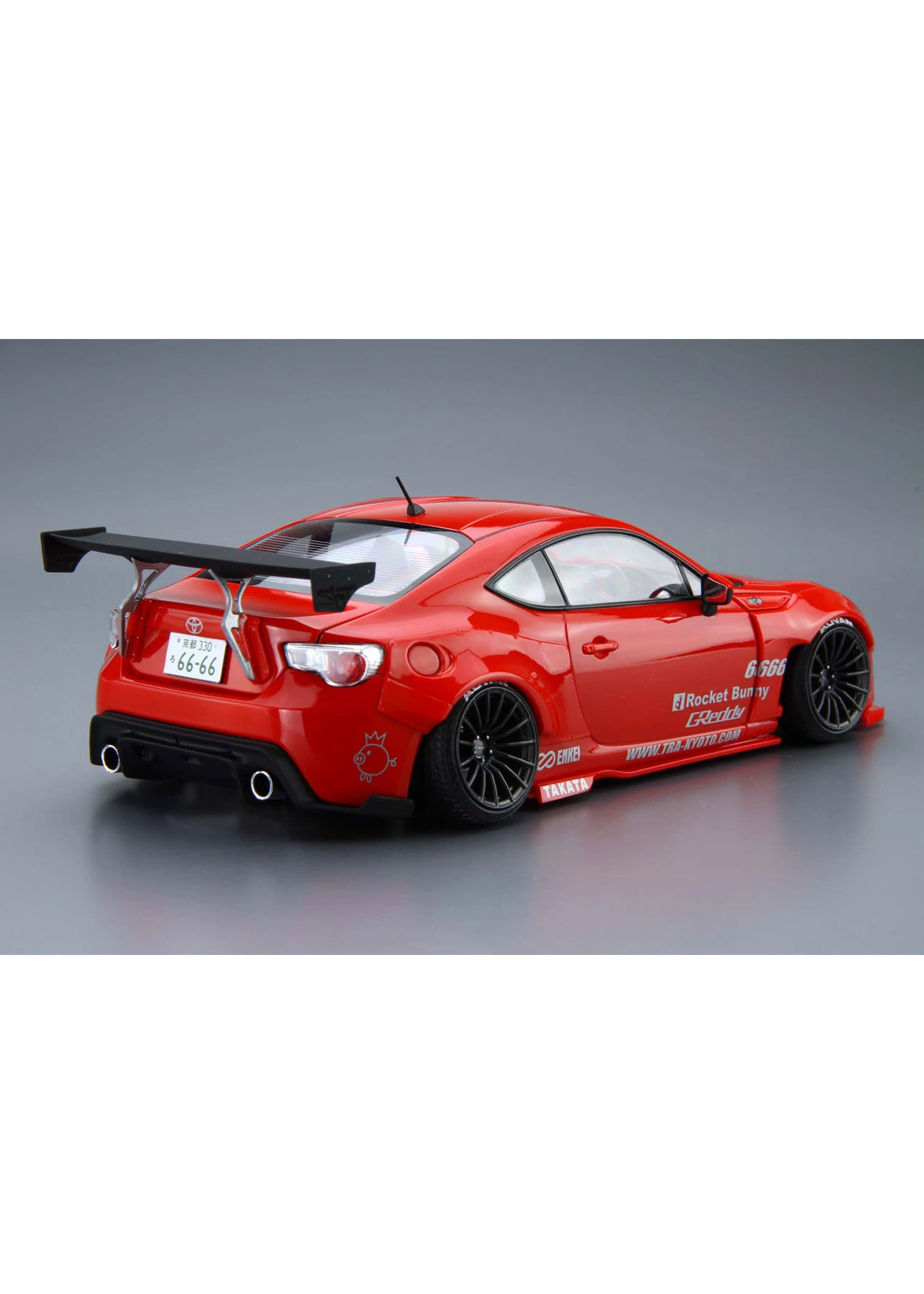 Aoshima 06186 - 1/24 ZN6 Toyota 86 '12 Greddy & Rocket Bunny Enkei Ver - Image 3