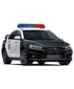 Aoshima 06282 - 1/24 Mitsubishi CZ4A Lancer Evolution X Patrol Car '07 Taipei City Police Department