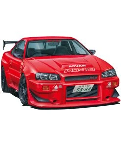 Aoshima 06351 - 1/24 MCR BNR34 Skyline GT-R '02 (Nissan)