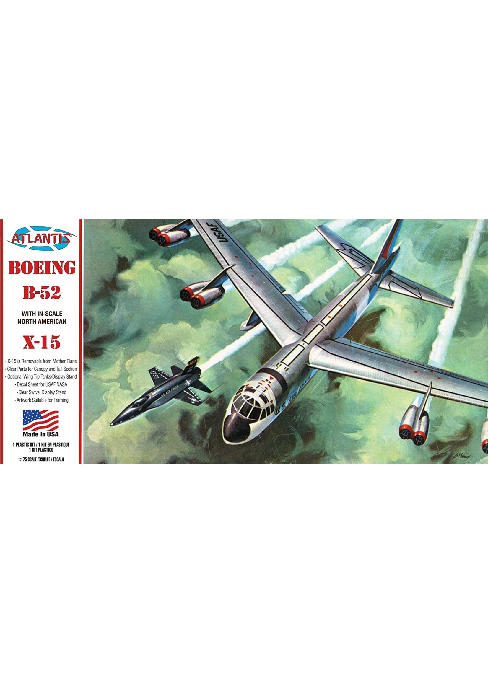 ATLANTIS 1/175 B52 Bomber & X15 Aircraft