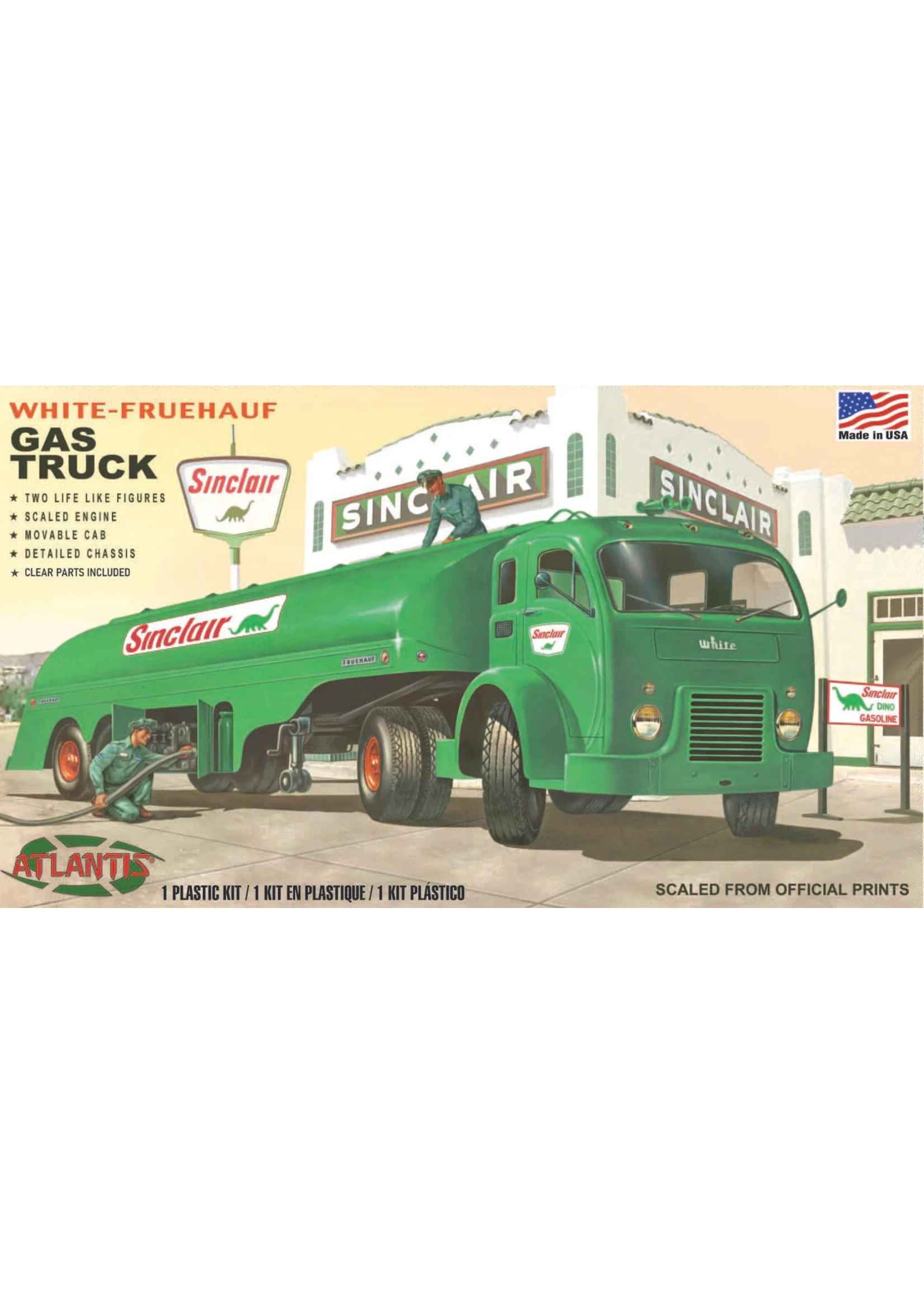 ATLANTIS 1/48 White-Fruehuf Gas Truck "Sinclair" 3 ATLANTIS 1/48 White-Fruehuf Gas Truck "Sinclair"
