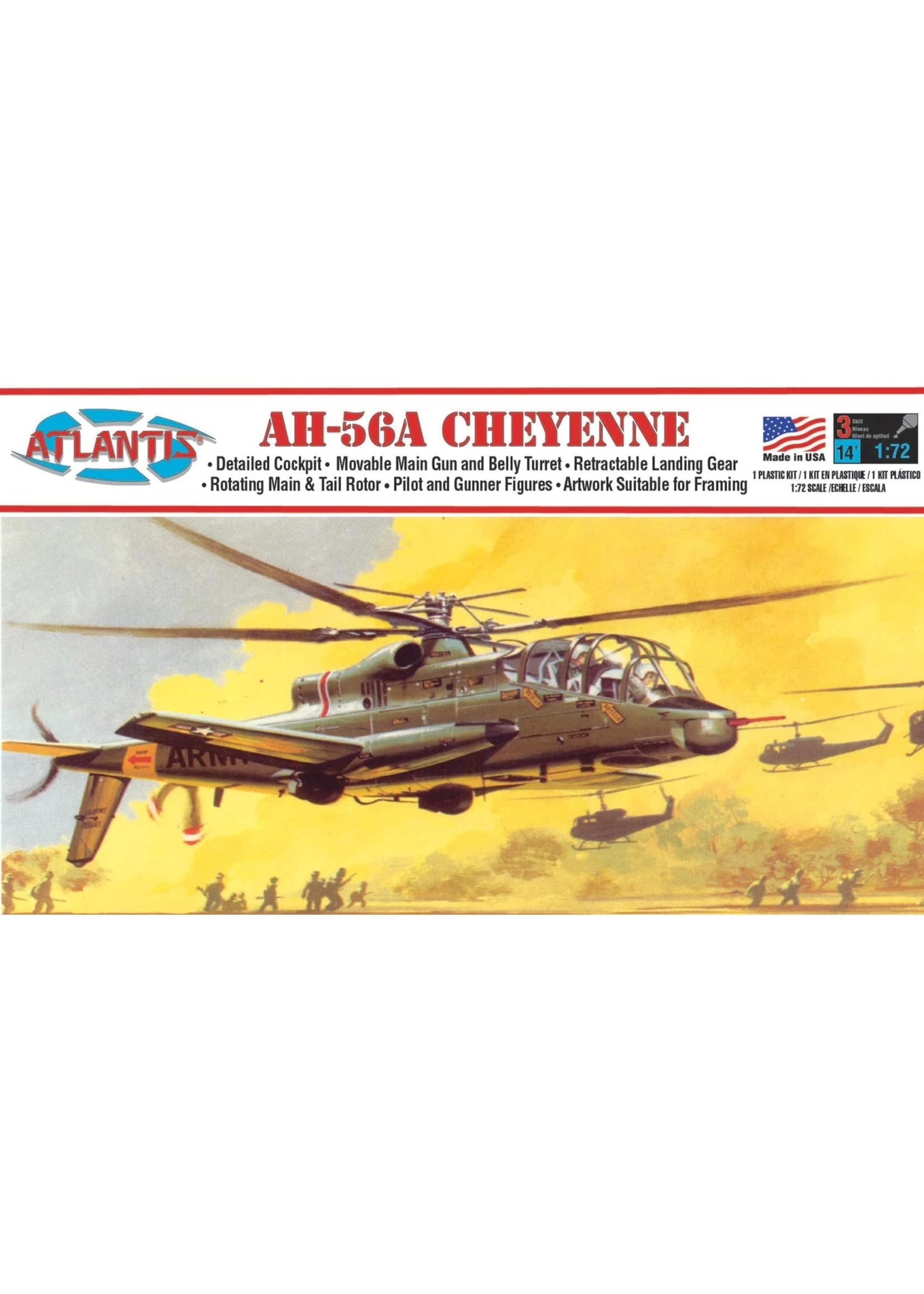 ATLANTIS 506 - 1/72 AH-56A Cheyenne Helicopter 3 ATLANTIS 506 - 1/72 AH-56A Cheyenne Helicopter