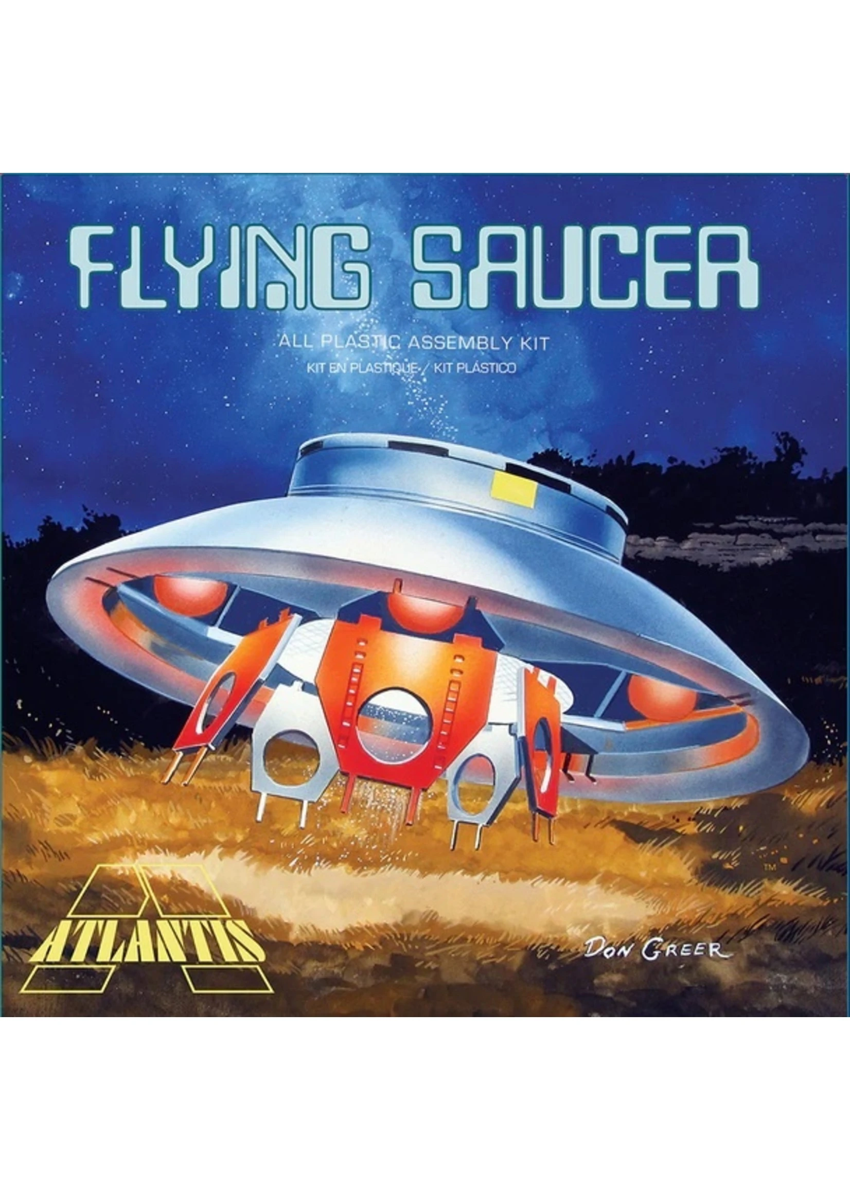 ATLANTIS A256 - 1/72 The Flying Saucer UFO Model Kit