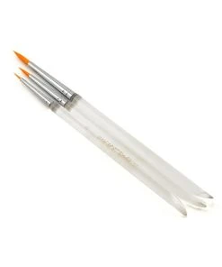 Alternative view of Atlas Brush Co. 016-3PS - Detail Round Taklon 3 Piece Brush Set