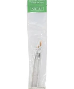 Atlas Brush Co. 016-3PS - Detail Round Taklon 3 Piece Brush Set