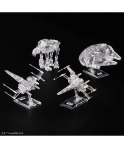Alternative view of Bandai Star Wars - The Last Jedi - Clear Vehicle Set