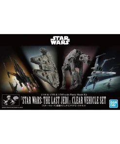 Bandai Star Wars - The Last Jedi - Clear Vehicle Set