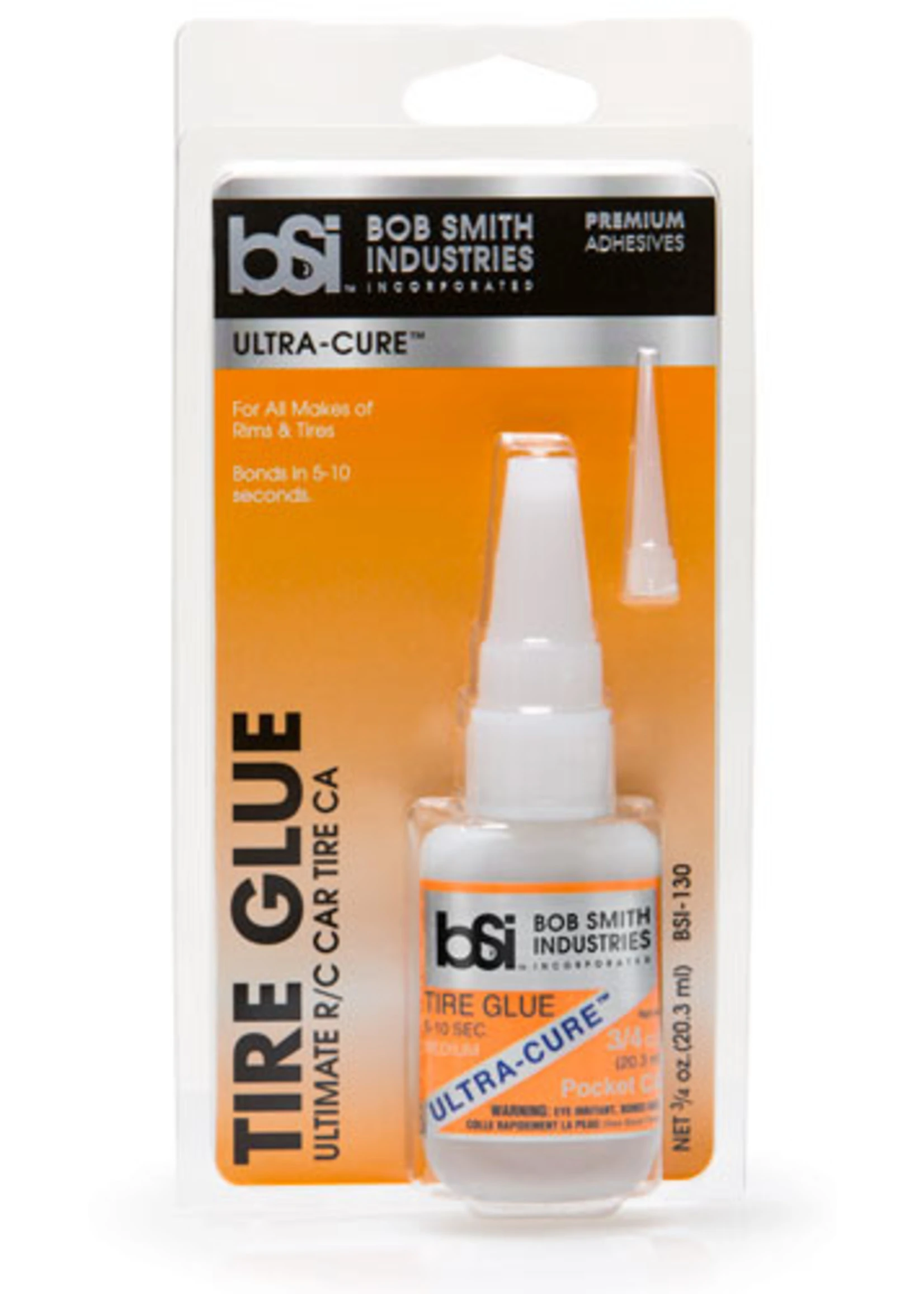 BOB SMITH INDUSTRIES 130 - Ultra-Cure Tire Glue (3/4oz) 3 BOB SMITH INDUSTRIES 130 - Ultra-Cure Tire Glue (3/4oz)
