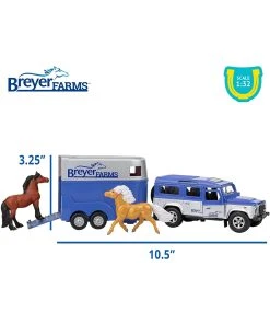 Breyer Land Rover & Tag-a-Long Trailer