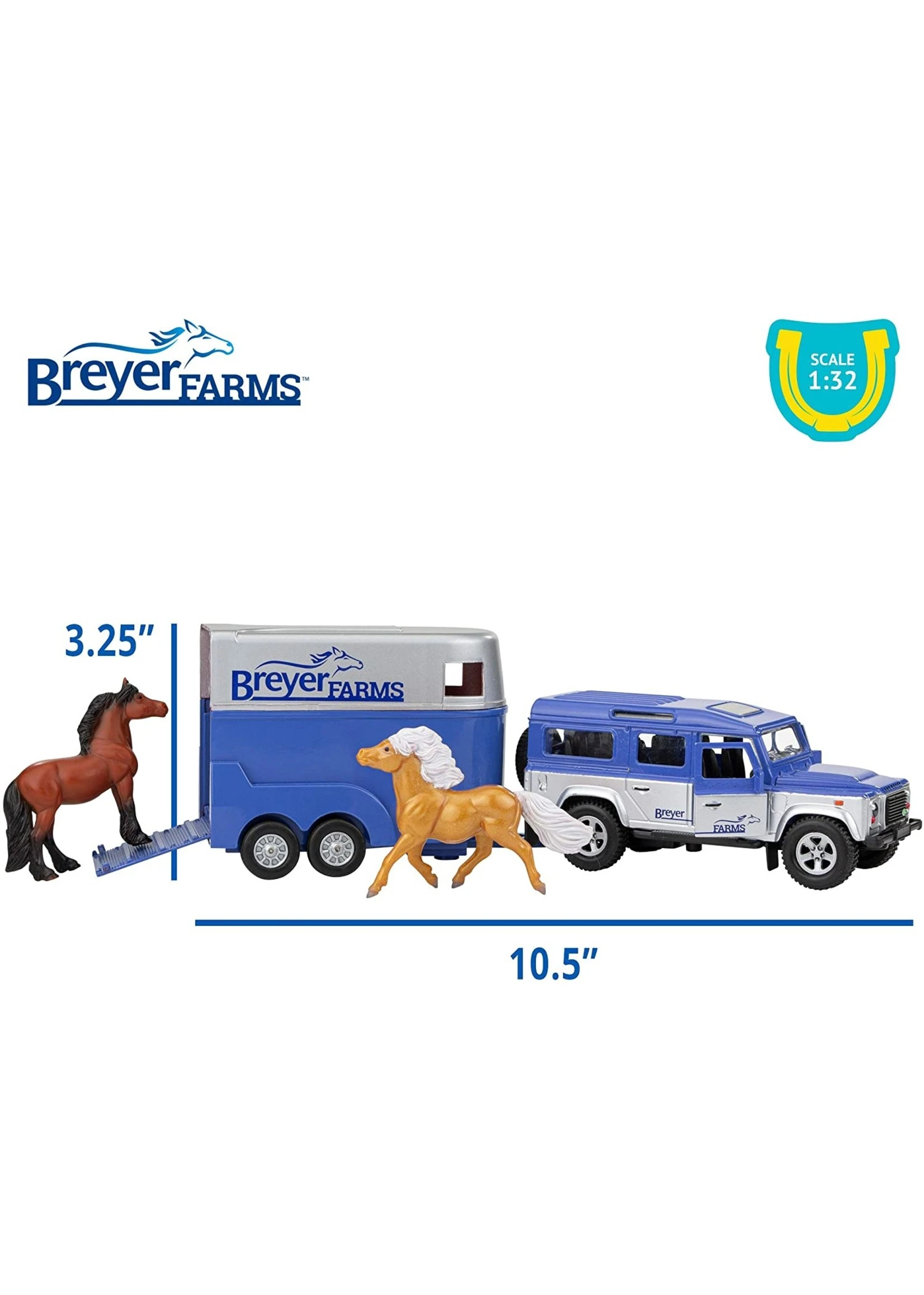 Breyer Land Rover & Tag-a-Long Trailer 3 Breyer Land Rover & Tag-a-Long Trailer