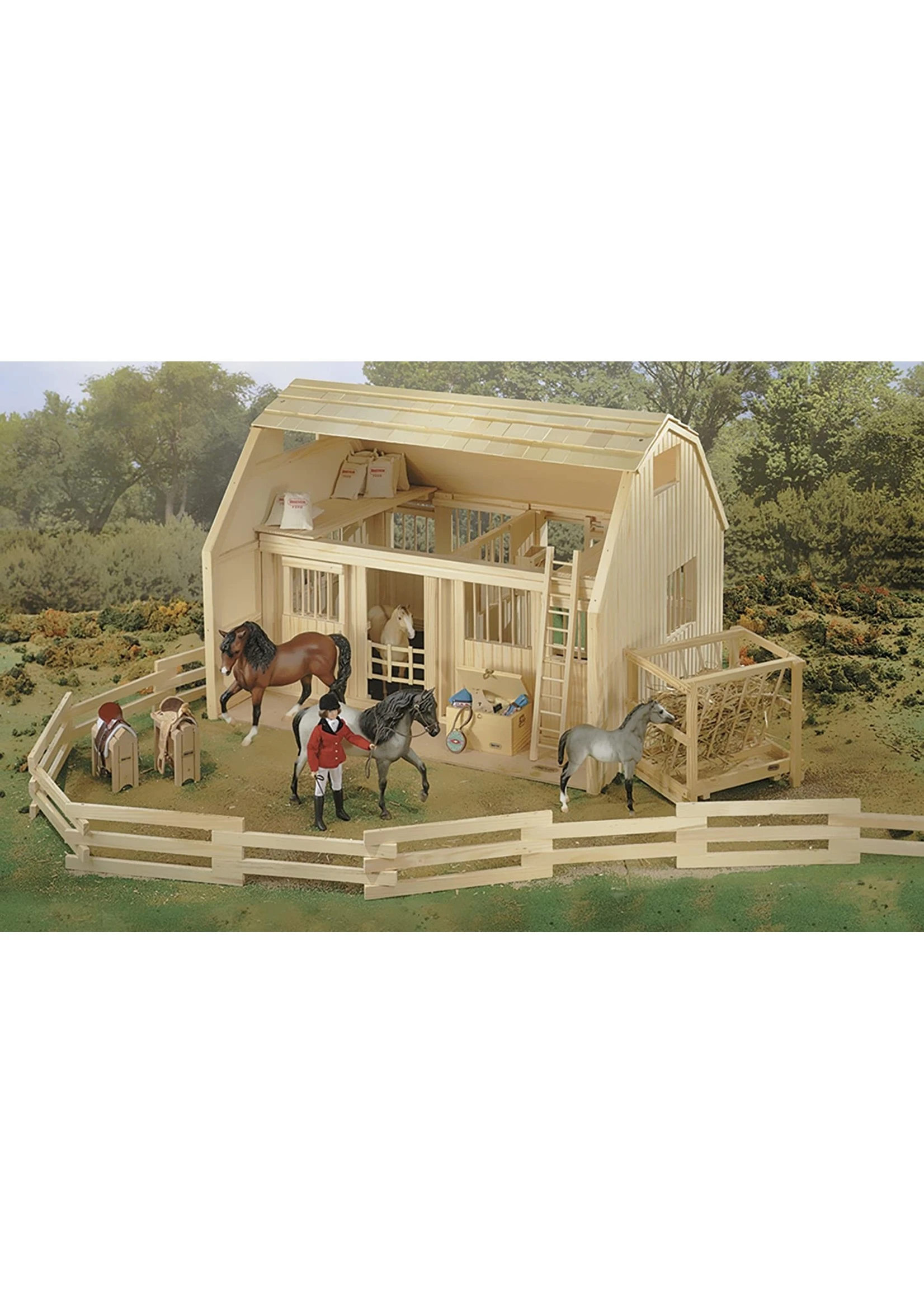 Breyer Wood Corral 6 Breyer Wood Corral - Image 4