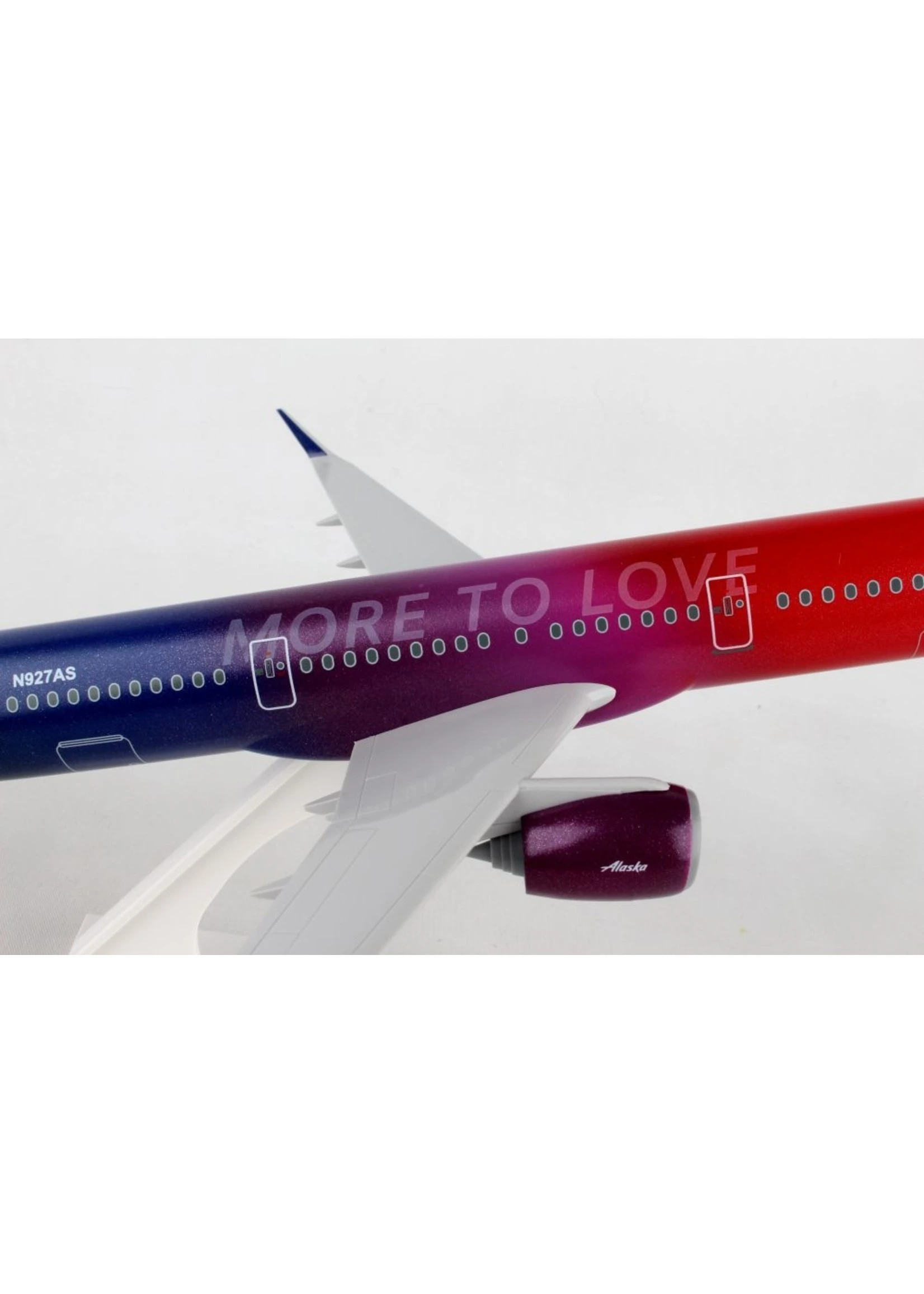 Daron 1/150 Alaska A321NEO "More To Love" - SkyMarks 5 Daron 1/150 Alaska A321NEO "More To Love" - SkyMarks - Image 3