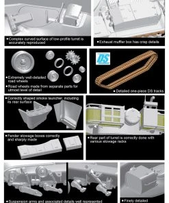 Dragon Models 3562 - 1/35 M60A2 Starship - Smart Kit 8 Dragon Models 3562 - 1/35 M60A2 Starship - Smart Kit -Fascinations Metal Earth-shop dragon models 3562 1 35 m60a2 starship smart kit 2