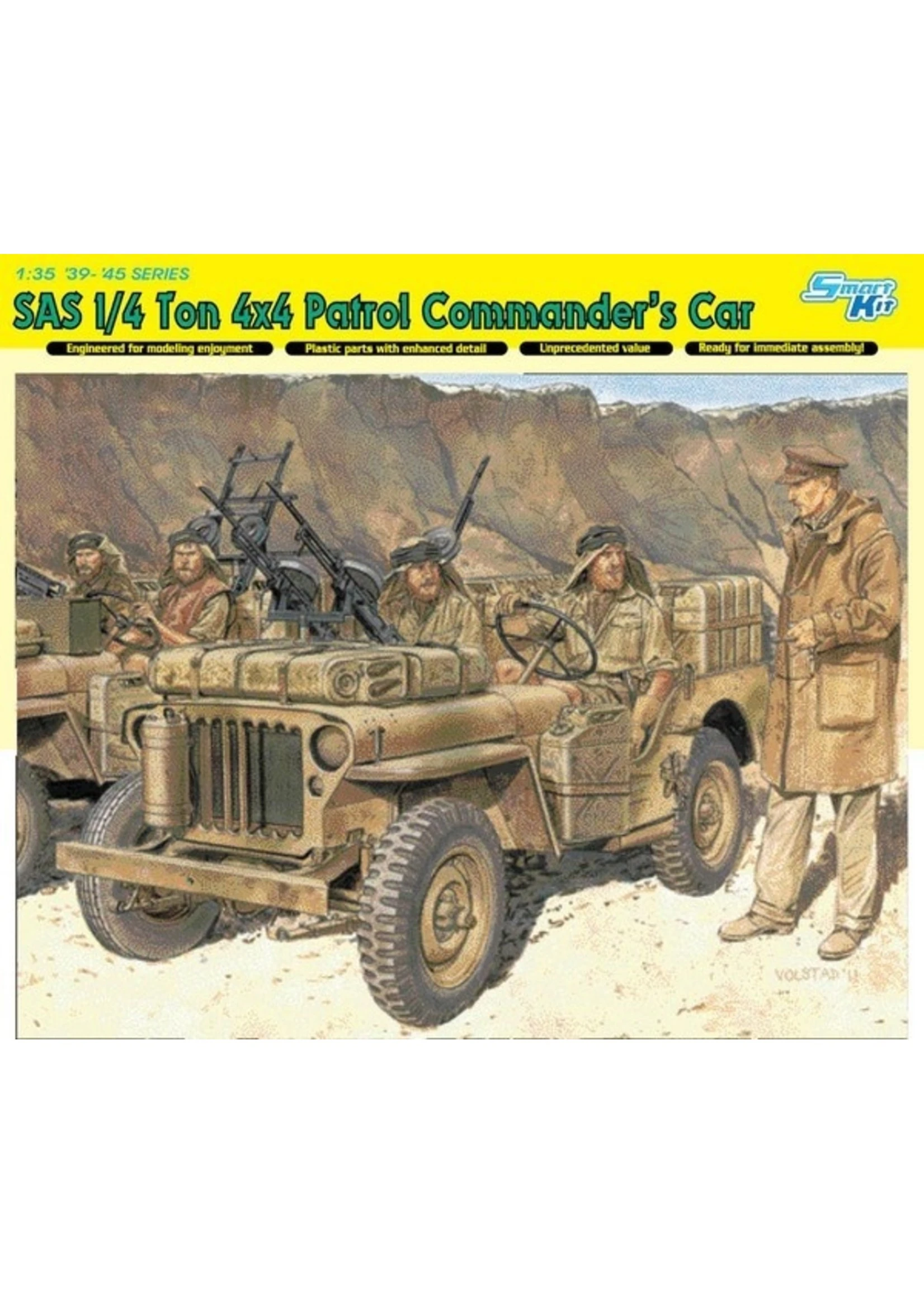 Dragon Models 6724 - 1/35 SAS 1/4 Ton 4x4 Patrol Commander's Car 3 Dragon Models 6724 - 1/35 SAS 1/4 Ton 4x4 Patrol Commander's Car