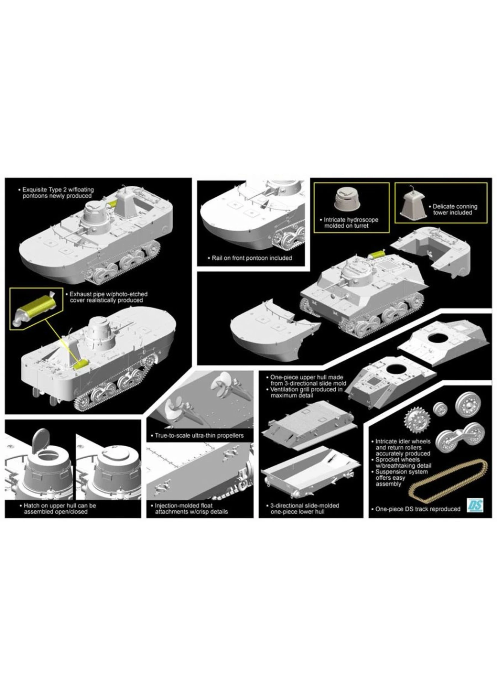Dragon Models 7485 - 1/72 IJN Type 2 Ka-Mi W/Floating Pontoon 4 Dragon Models 7485 - 1/72 IJN Type 2 Ka-Mi W/Floating Pontoon - Image 2