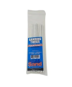 Durasand Sanding Twigs, 20 Pieces, 80 Grit - White