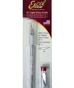 Excel 15001 - K1 Aluminum Hobby Knife (+5 Blades)