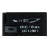 Excel 23011 - #11 Blade Replacements (15 Pcs) 2 Excel 23011 - #11 Blade Replacements (15 Pcs) -Fascinations Metal Earth-shop excel 23011 11 blade replacements 15 pcs