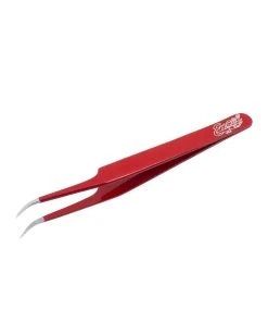 Excel 30426 - Slant Point Tweezers - Red