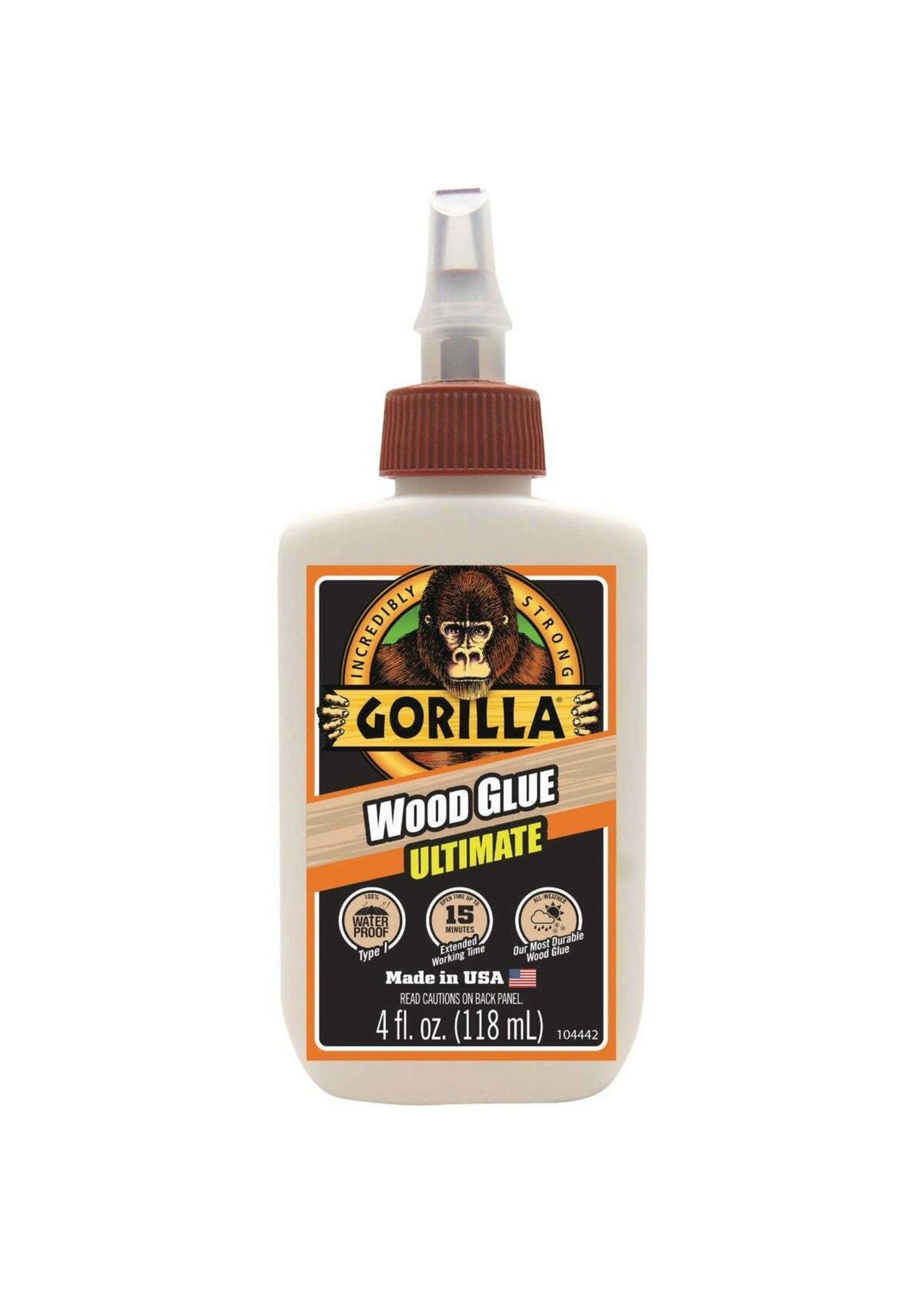 Gorilla Glue 104397 - Gorilla Ultimate Wood Glue (4oz) 3 Gorilla Glue 104397 - Gorilla Ultimate Wood Glue (4oz)