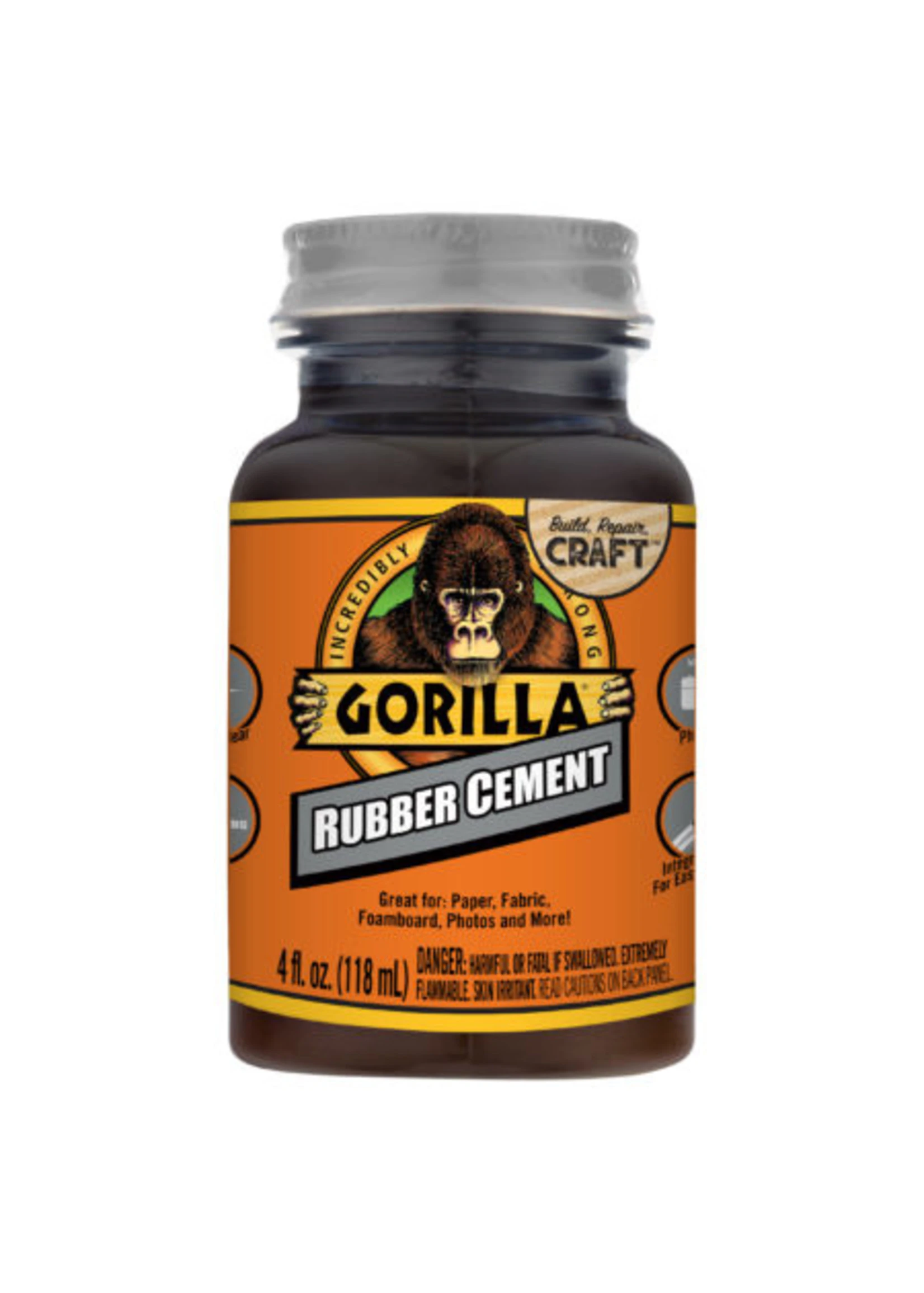 Gorilla Glue 105779 - Gorilla Rubber Cement (4oz)