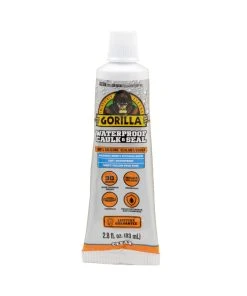 Gorilla Glue 108324 - Gorilla Waterproof Caulk & Seal - Clear (2.8oz)