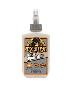 Gorilla Glue 109788 - Gorilla "Dries Clear" Wood Glue (4oz)