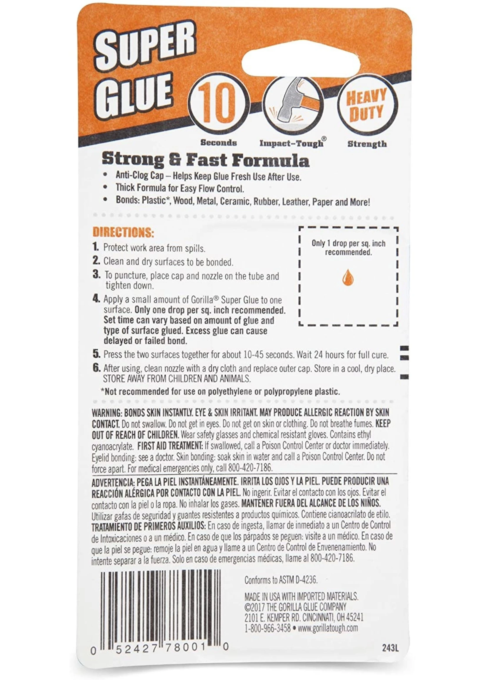 Gorilla Glue 7400202 - Gorilla Super Glue XL (25g) - Image 6