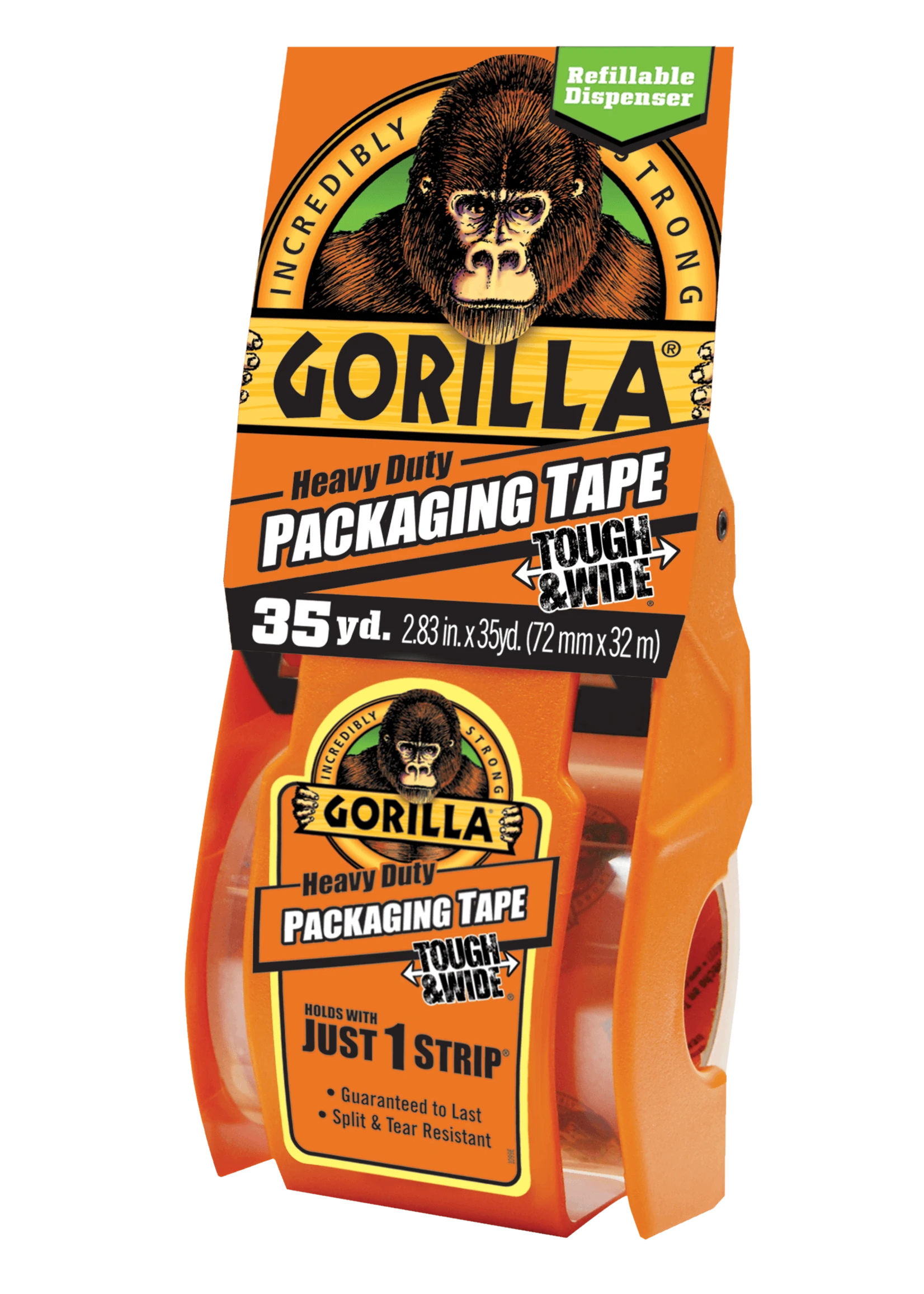 Gorilla Glue - Heavy Duty Packaging Tape Tough & Wide (35yd) 3 Gorilla Glue - Heavy Duty Packaging Tape Tough & Wide (35yd)
