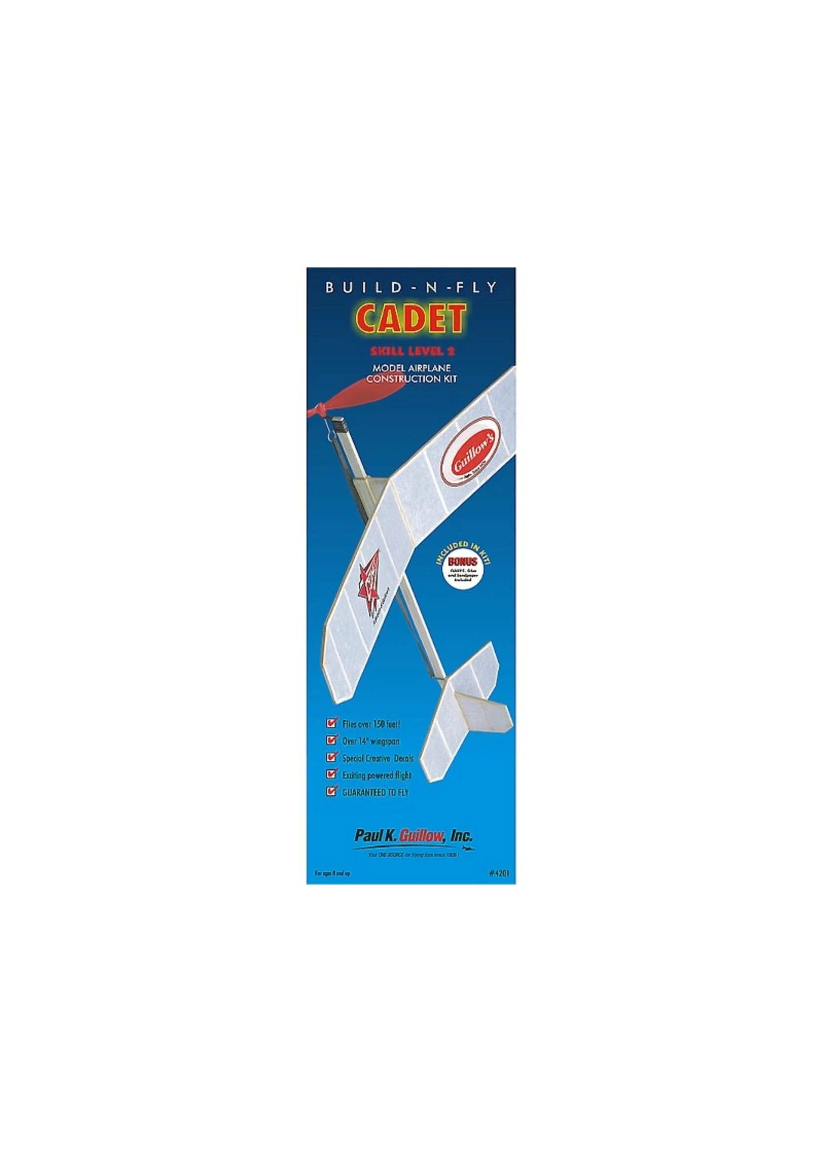 GUILLOWS Cadet - Balsa Motorplane 4 GUILLOWS Cadet - Balsa Motorplane - Image 2