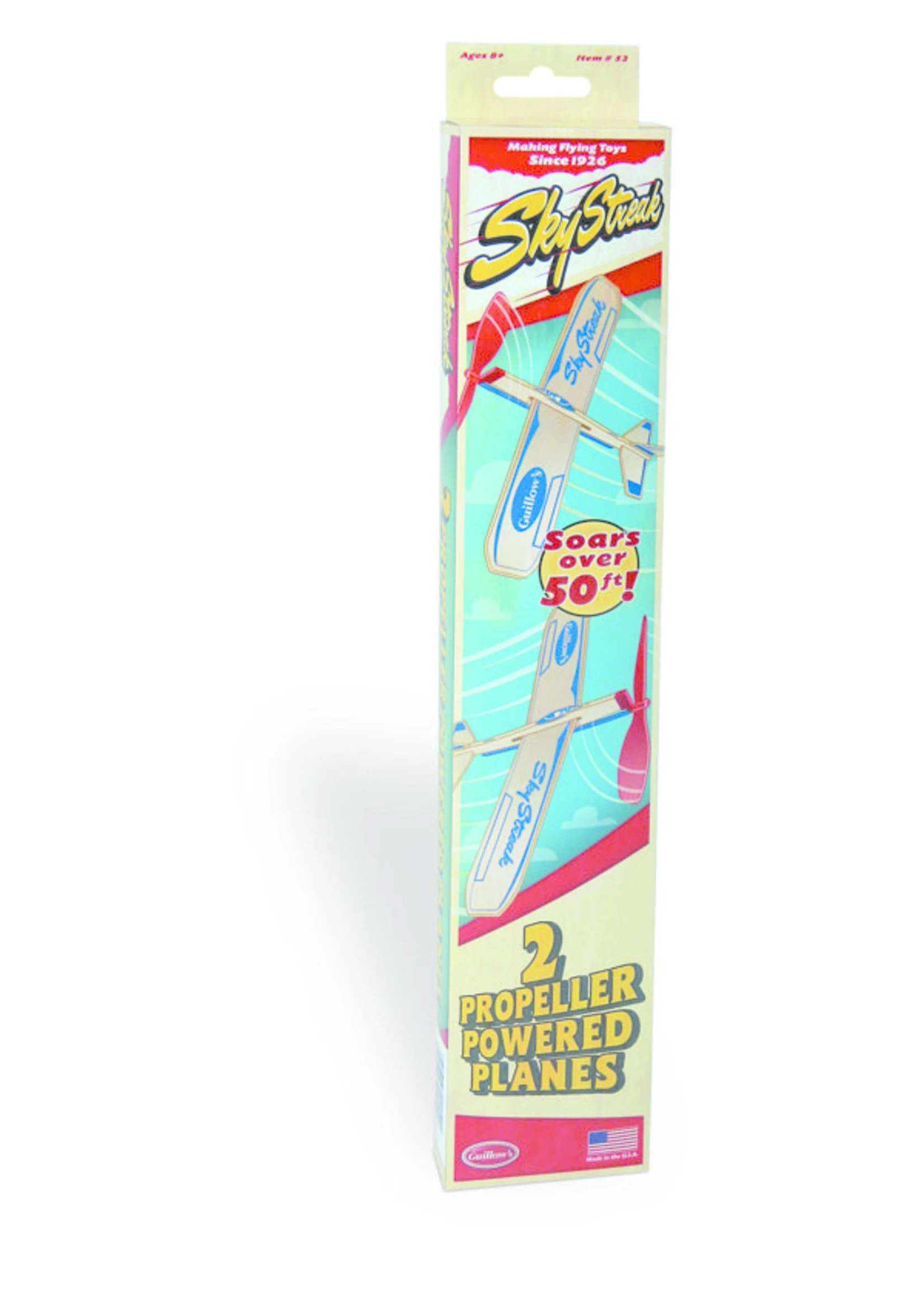 GUILLOWS Sky Streak Twin Pack - Balsa Motorplane 4 GUILLOWS Sky Streak Twin Pack - Balsa Motorplane - Image 2