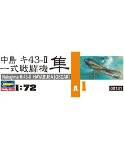 Hasegawa 131 - 1/72 Nakajimi Ki43-II Hayabusa (Oscar) -Fascinations Metal Earth-shop hasegawa 131 1 72 nakajimi ki43 ii hayabusa oscar 3
