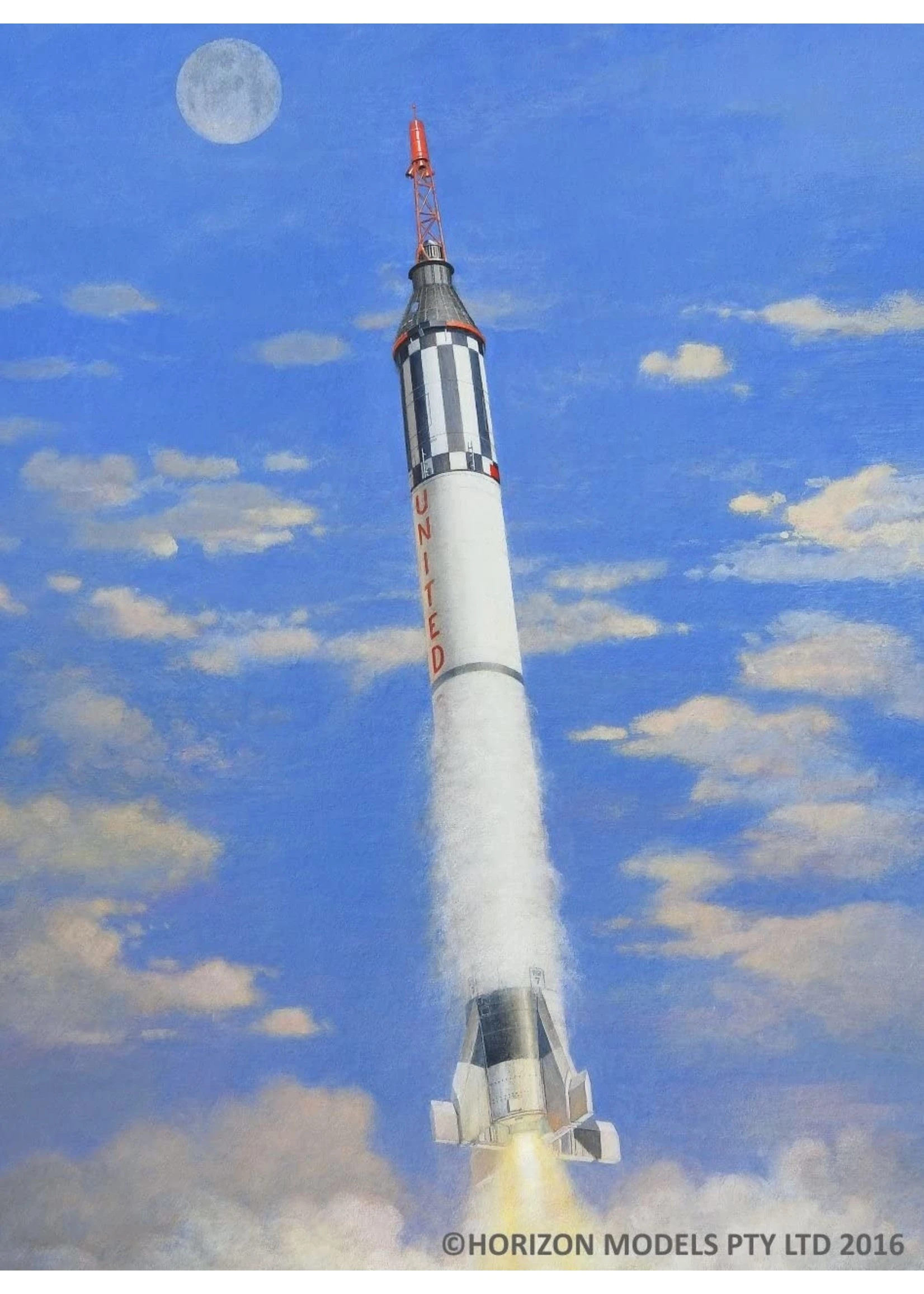 Horizon Models 2004 - 1/72 Mercury Redstone