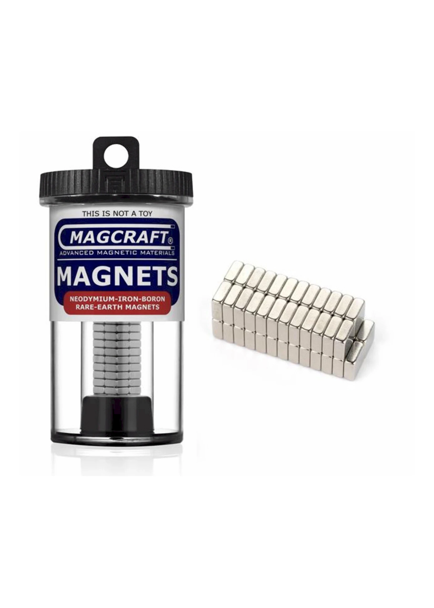 Magcraft NSN0610 - Block 0.25" X 0.25" (50 Count)