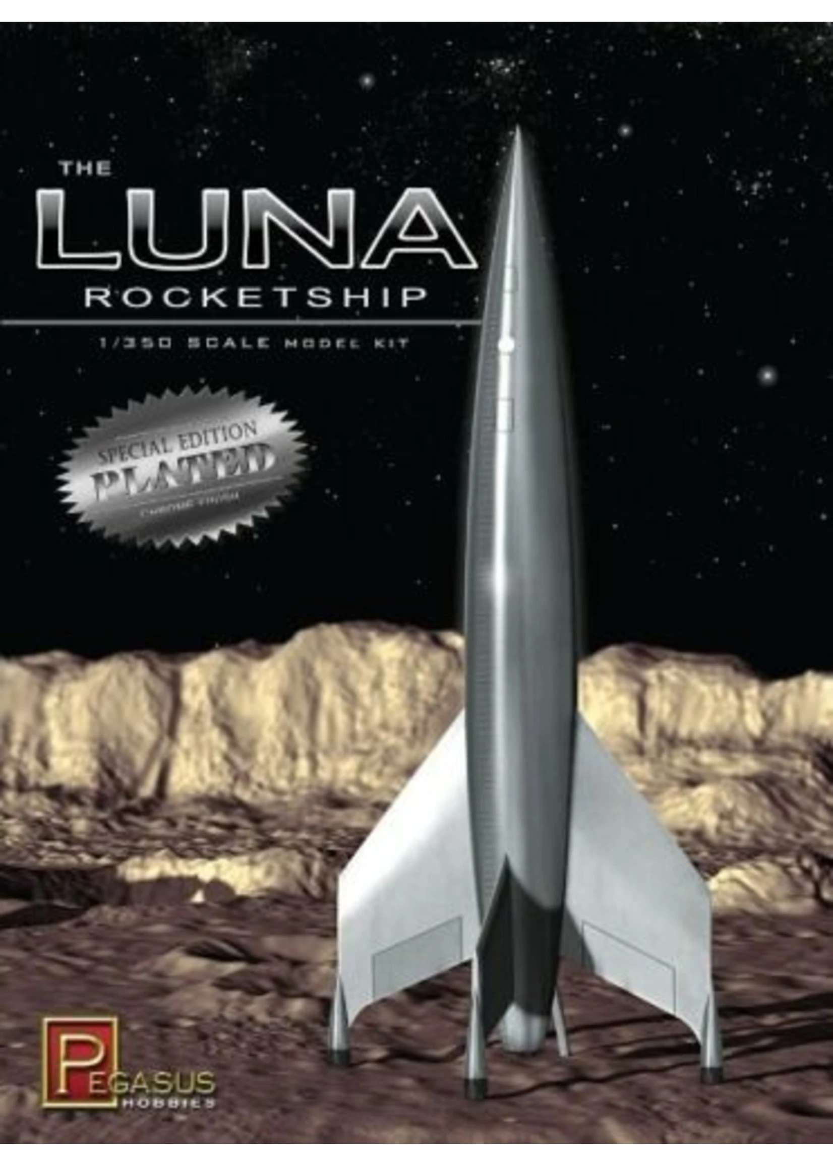 Pegasus Hobbies 9410 - 1/350 Luna Rocketship 3 Pegasus Hobbies 9410 - 1/350 Luna Rocketship