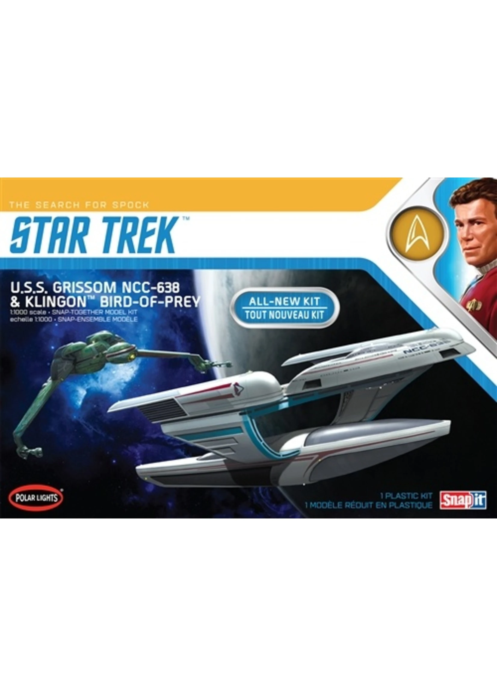 Polar Lights 957 - 1/1000 Star Trek USS Grissom/Klingon BoP (2pk) 3 Polar Lights 957 - 1/1000 Star Trek USS Grissom/Klingon BoP (2pk)