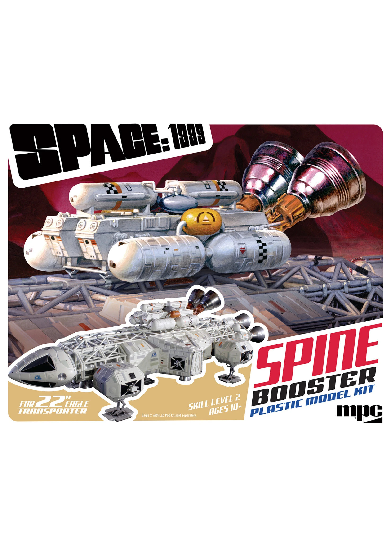 Polar Lights MKA043 - 1/48 Space: 1999 Spine Booster