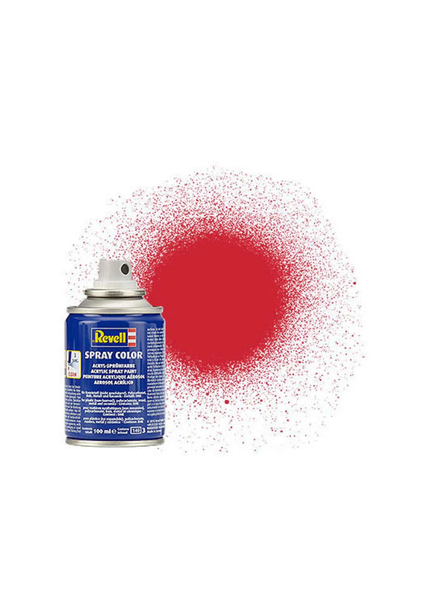 Revell 34330 - Fiery Red Silk Acrylic Spray - 100ml 3 Revell 34330 - Fiery Red Silk Acrylic Spray - 100ml