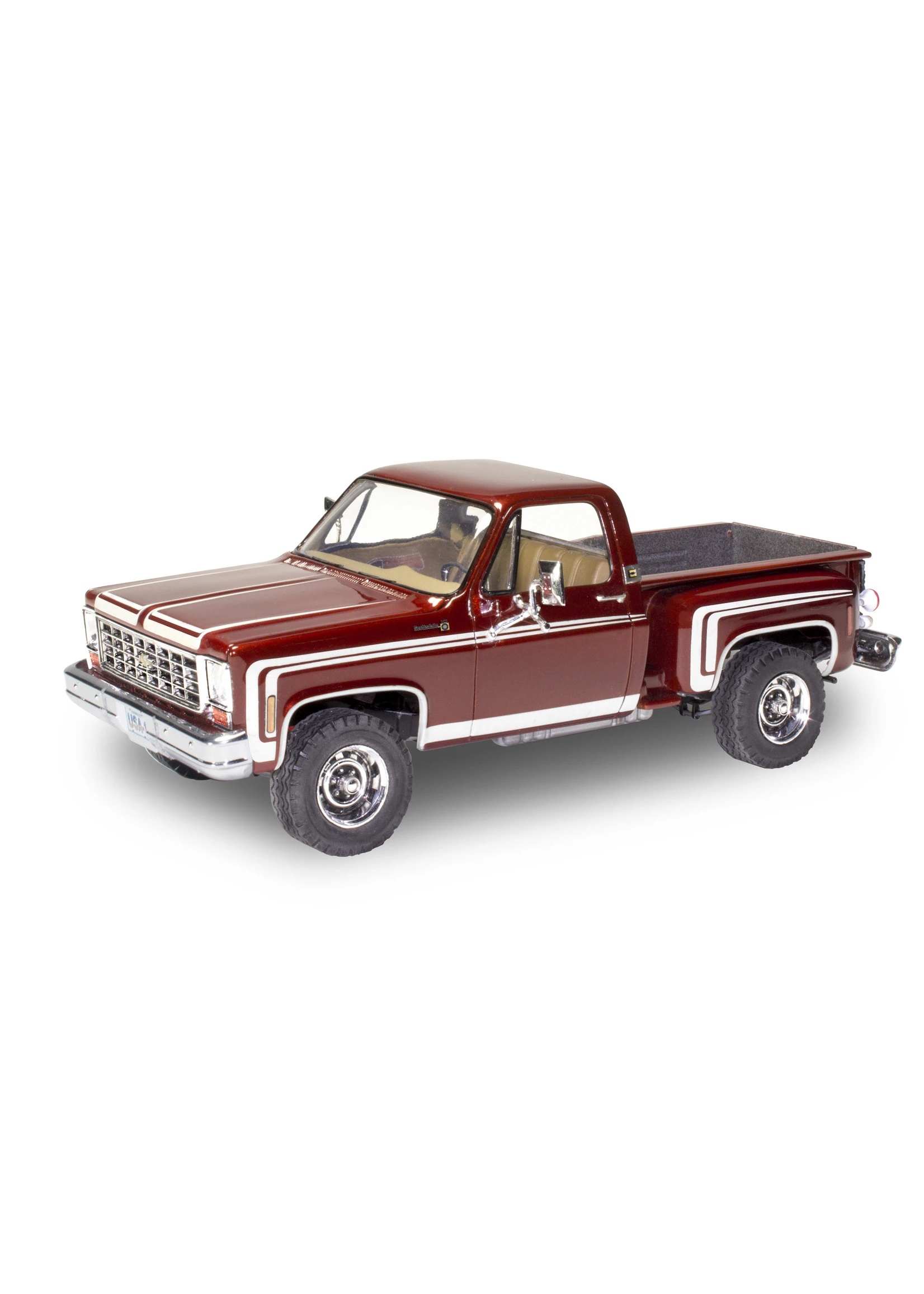 Revell 4486 - 1/24 1976 Chevy Sport Stepside Pickup 4x4 - Image 3