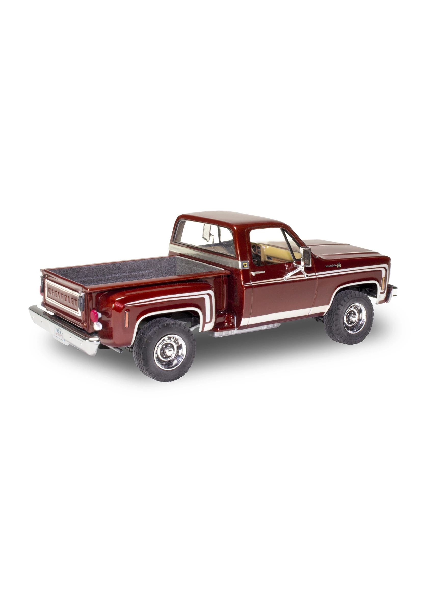 Revell 4486 - 1/24 1976 Chevy Sport Stepside Pickup 4x4 - Image 6