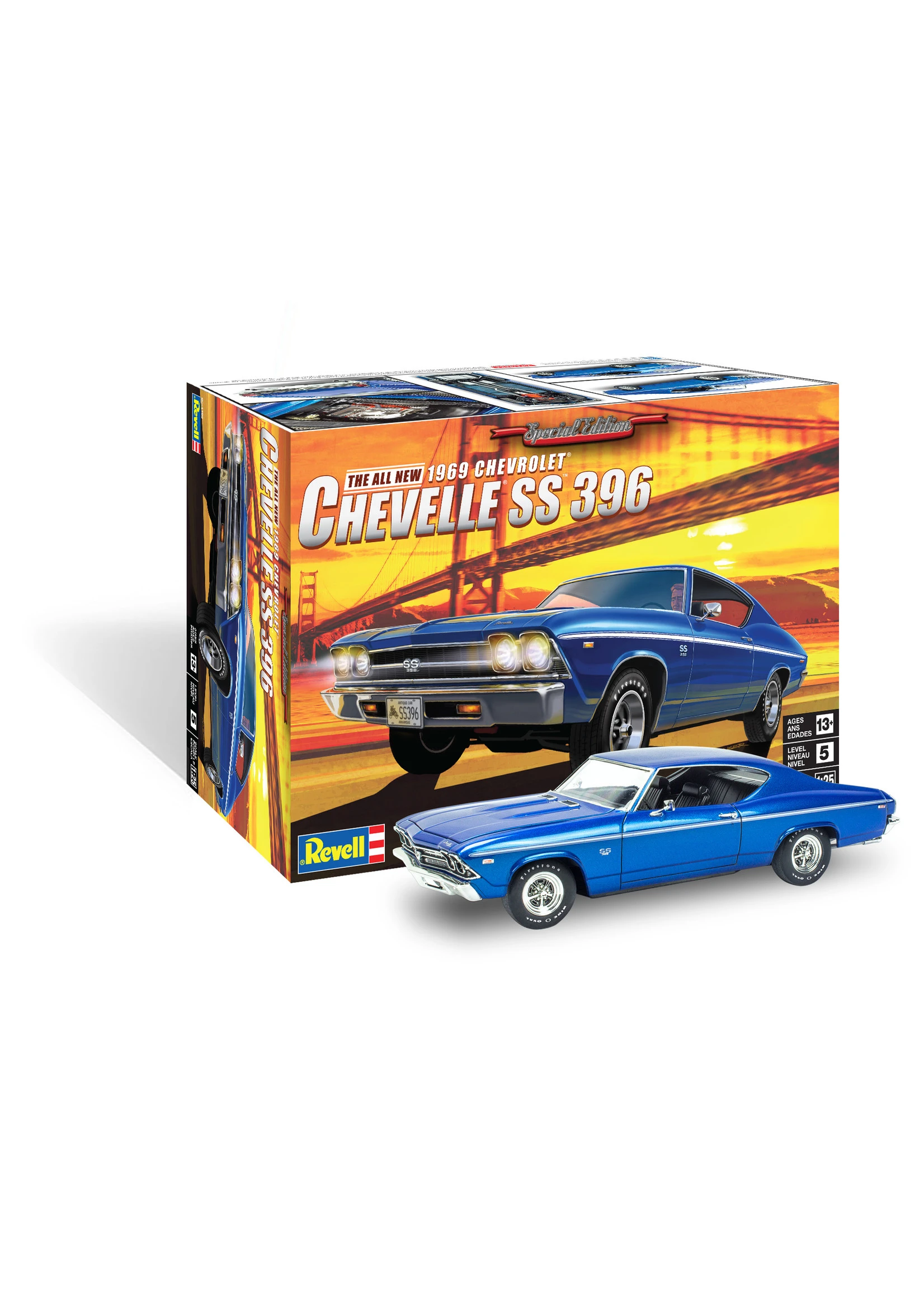 Revell 4492 - 1/25 1969 Chevy Chevelle SS 396 3 Revell 4492 - 1/25 1969 Chevy Chevelle SS 396