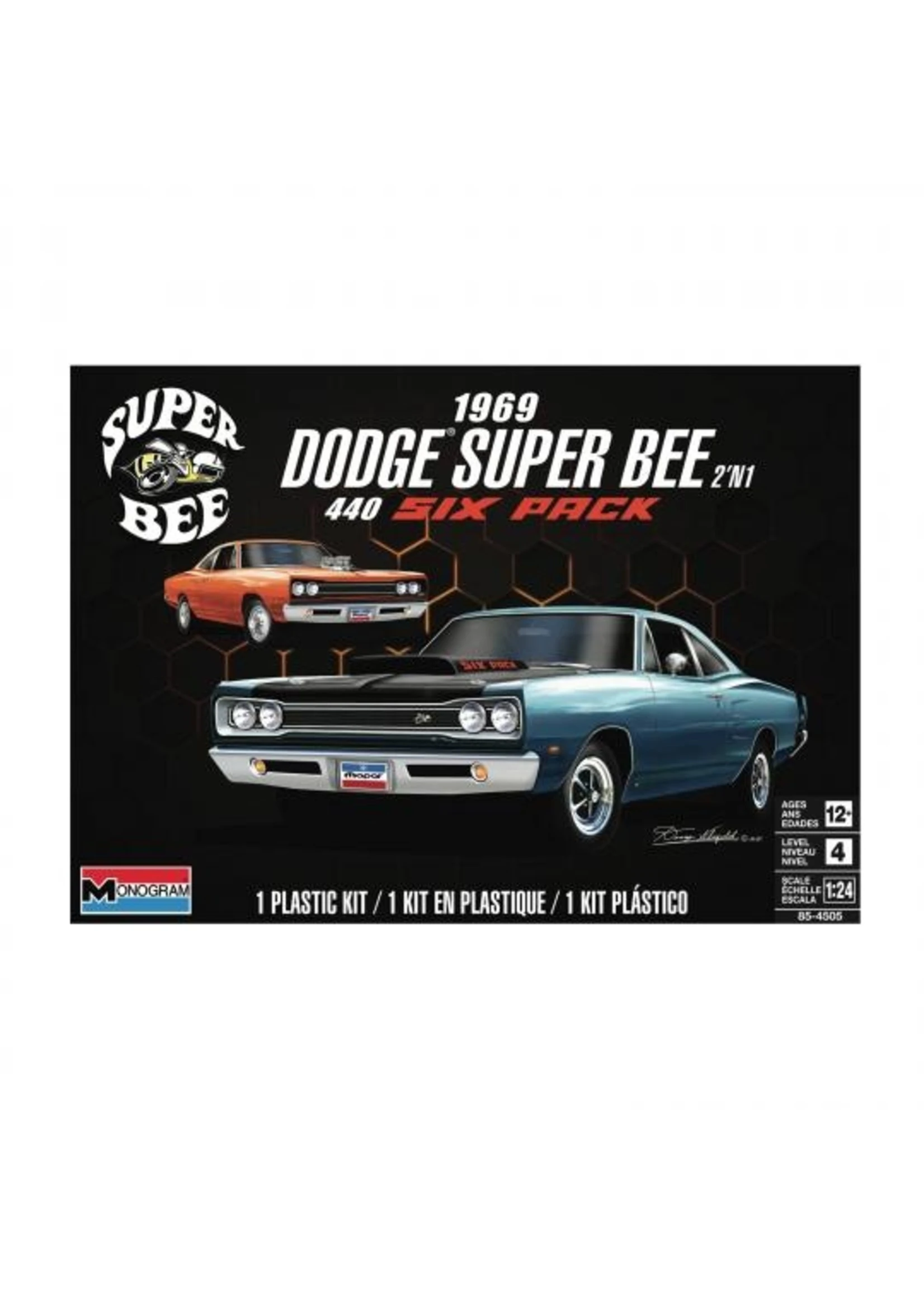 Revell 4505 - 1/24 1969 Dodge Super Bee 2n1 3 Revell 4505 - 1/24 1969 Dodge Super Bee 2n1